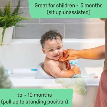 Summer Ingenuity Bath Seat for Sit-Up Babies and Safety
