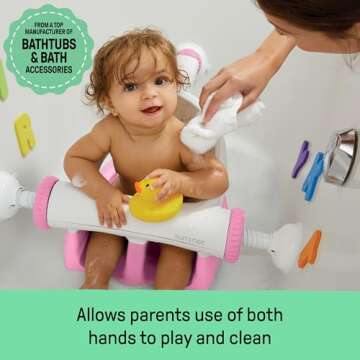 Summer Ingenuity Bath Seat for Sit-Up Babies and Safety