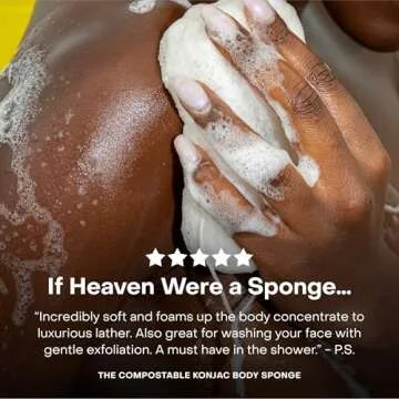 Everist Compostable Konjac Exfoliating Sponge 100% Natural