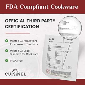 Cuisinel Cast Iron Griddle - Versatile Indoor/Outdoor Grill