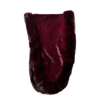 Old Dlrd Women's Winter Faux Fur Wrap Coat Wedding Bride Cloak Cape Shawl for Evening Party