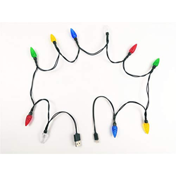 Christmas Light Phone Charger: Set of 2 Fun Cables