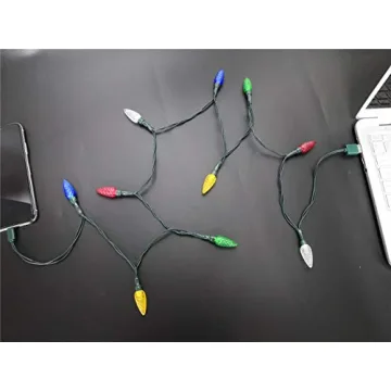 Christmas Light Phone Charger: Set of 2 Fun Cables