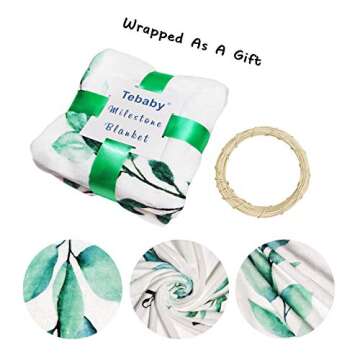 Baby Milestone Blanket | Perfect Shower Gift & Nursery Decor