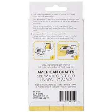 EK Tools 2.5-Inch Circle Punch for Craft Projects