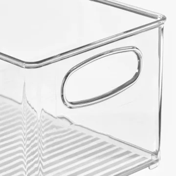 mDesign Kitchen Organizer Bins - Clear Storage for All