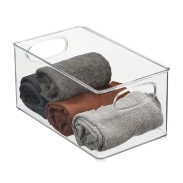 mDesign Kitchen Organizer Bins - Clear Storage for All