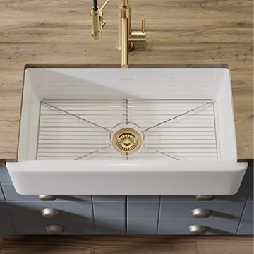 Kraus 33-Inch Fireclay Kitchen Sink for Elegant Functionality