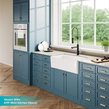 Kraus 33-Inch Fireclay Kitchen Sink for Elegant Functionality