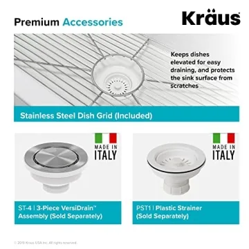 Kraus 33-Inch Fireclay Kitchen Sink for Elegant Functionality