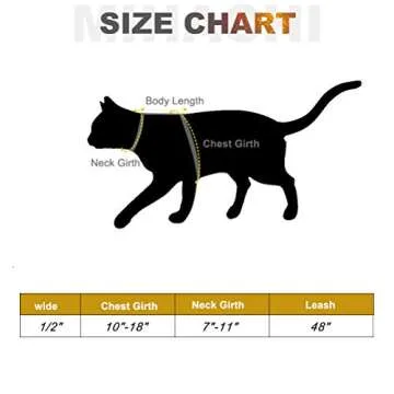 Adjustable Cat Harness with Removable Bowtie Set