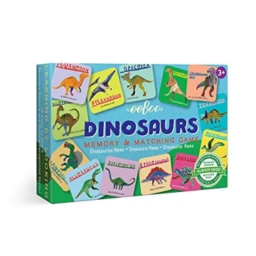 eeBoo Dinosaur Memory Game for Kids 3 Years