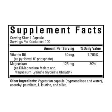 Seeking Health Magnesium Plus - Formula with Vitamin B6 - Magnesium Malate & Glycinate Supplement to...