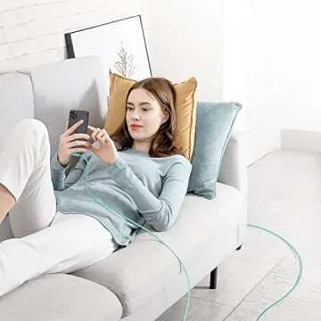 APFEN Lightning Cable iPhone Charger 10ft 3 Pack 90 Degree Long Strong Nylon Braided Charging Cable MFi Certified Compatible for iPhone 13/12/11/ Pro/X/XS/XR/8/7/6/5S/SE