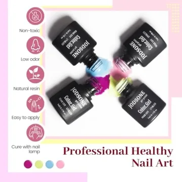 JODSONE 23 PCS Nail Gel Set with Base & Top Coats