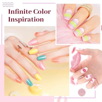 JODSONE 23 PCS Nail Gel Set with Base & Top Coats