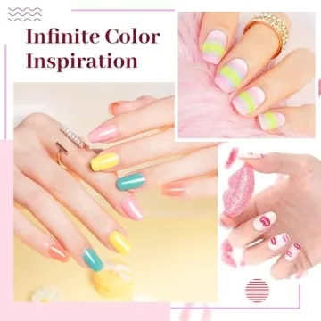 JODSONE 23 PCS Nail Gel Set with Base & Top Coats