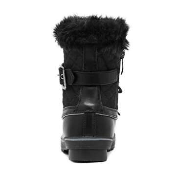 DREAM PAIRS Women's River 3 Waterproof Winter Snow Boots