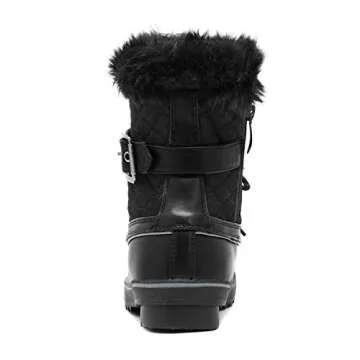 DREAM PAIRS Women's River 3 Waterproof Winter Snow Boots