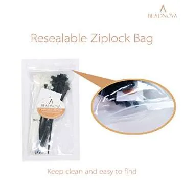 Heavy Duty BEADNOVA Cable Ties | 100 Pcs for All Uses