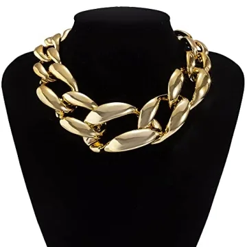 Dainty Chunky Choker Chain Necklace for Women - Octwine