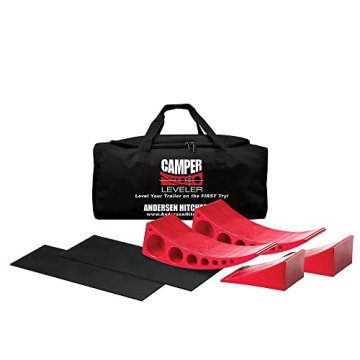 Andersen 3604 Camper Levelers with Rubber Mats & Bag