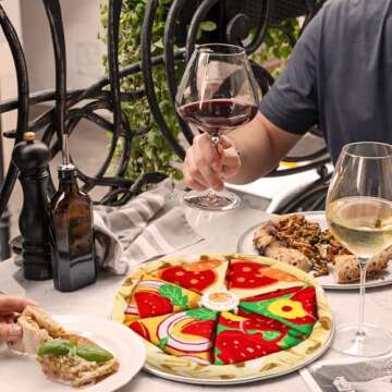 CROWDJOLLY Funny Pizza Socks Box for Men Teen Boys Dad Women - Fun Crazy Novelty Cool Silly Funky Food Socks Gifts - Unique Gag Gift Ideas for Mens Birthday Father Day Christmas Stocking Stuffers