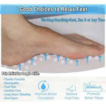 DoroSun Foldable Foot Bath with Handle for Spa Soaking