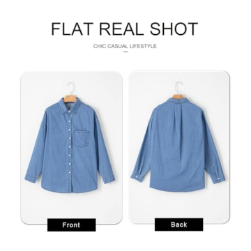Astylish Women's Denim Shirt | Relaxed Fit Casual Blouse