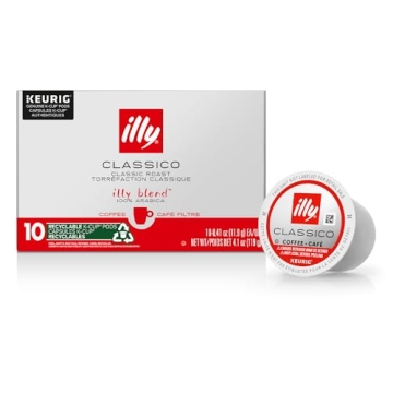 Illy Classico Medium Roast K-Cup Pods - 10 Count