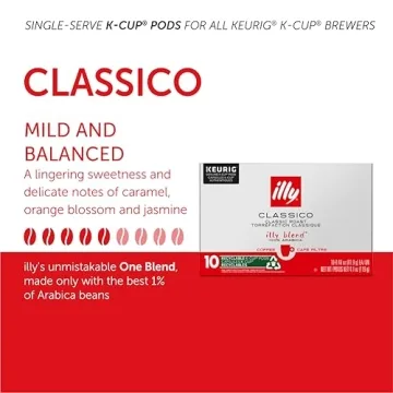 Illy Classico Medium Roast K-Cup Pods - 10 Count