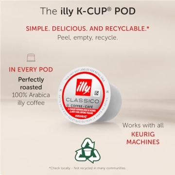 Illy Classico Medium Roast K-Cup Pods - 10 Count