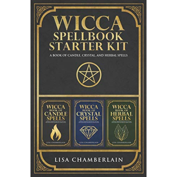 Wicca Spellbook Starter Kit: Candle, Crystal, Herbal Spells for Beginners