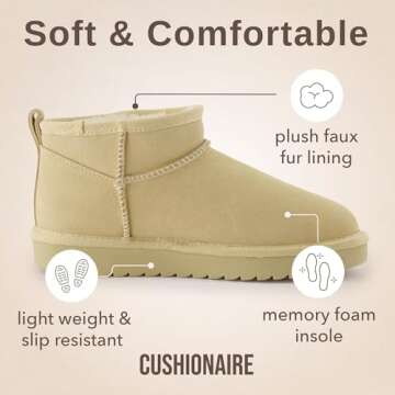Comfortable CUSHIONAIRE Women's Hip 2 Snow Boots