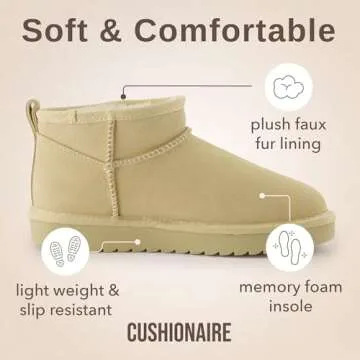 Comfortable CUSHIONAIRE Women's Hip 2 Snow Boots