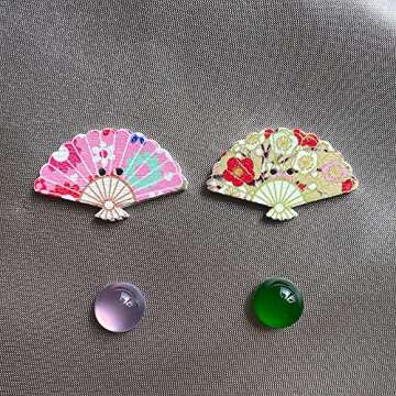 4 Pieces Fan Needle Minders, Magnetic Needle Nanny, Cross Stitch Embroidery Needlework Accessories