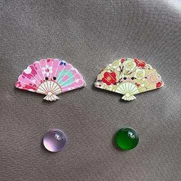 4 Pieces Fan Needle Minders, Magnetic Needle Nanny, Cross Stitch Embroidery Needlework Accessories