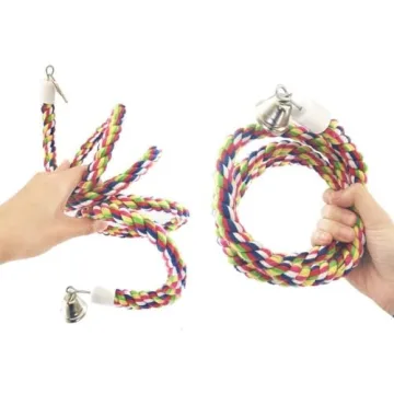 Petsvv Rope Bungee Bird Toy for Small Birds - Fun & Flexible