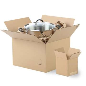 The Boxery 8x8x8'' Shipping Boxes 25 Pack