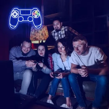 LED Gamepad Neon Sign - Perfect for Gamers Decor