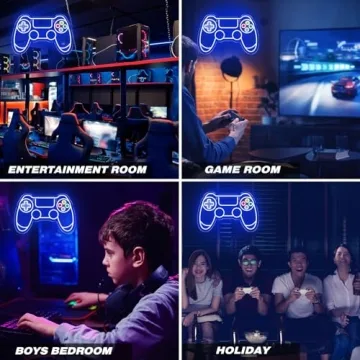 LED Gamepad Neon Sign - Perfect for Gamers Decor