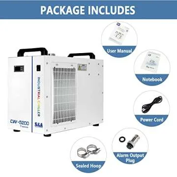 Efficient S&A CW-5200DH Water Chiller for Laser Cutting Machines