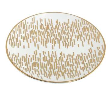 Certified International Gold Plated Dinnerware Set for Entertaining