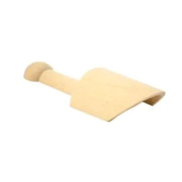 Perfect Stix - Scoop 3- 6ct Scoop 3-10ct Mini Wood Scooper, 3" Long x 11/4" Wide (Pack of 10),Beige