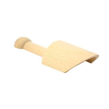Perfect Stix - Scoop 3- 6ct Scoop 3-10ct Mini Wood Scooper, 3" Long x 11/4" Wide (Pack of 10),Beige