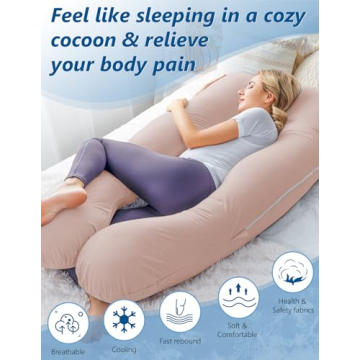 Meiz Cooling Pregnancy Pillow for Comfortable Sleep