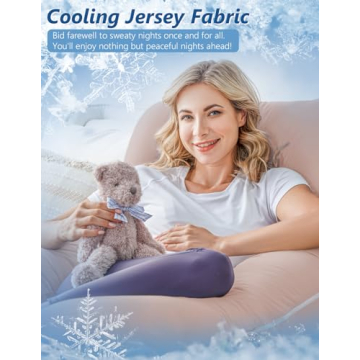 Meiz Cooling Pregnancy Pillow for Comfortable Sleep