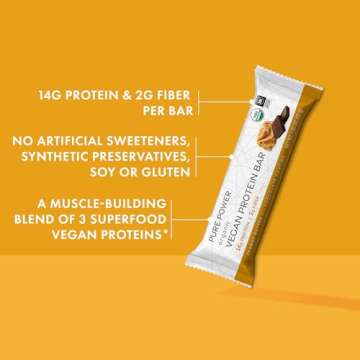 Dr. Mercola Pure Power Protein Bars, Vegan & Gluten Free