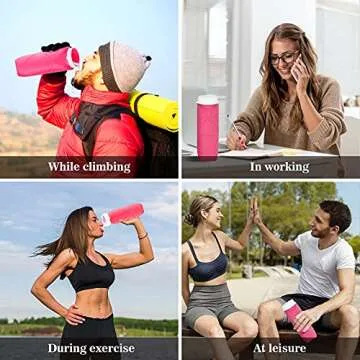 Collapsible Silicone Water Bottle - Leakproof & Portable