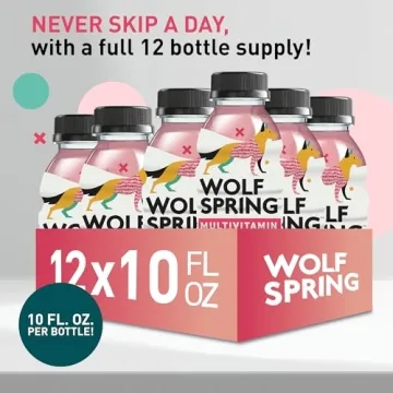 Wolf Spring Liquid Dog Multivitamin 12 Bottles - Natural Health Supplement